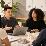 When should a fintech startup engage a creative agency for product work?